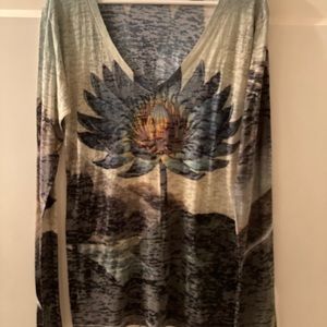 Vintage Highway long sleeve printed shirt